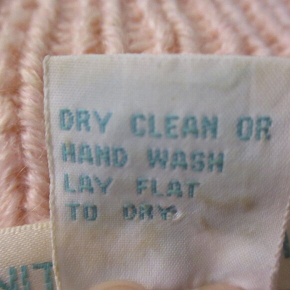 Jamie Scott Hand Knitted Pink Sweater Size M - Picture 5 of 5